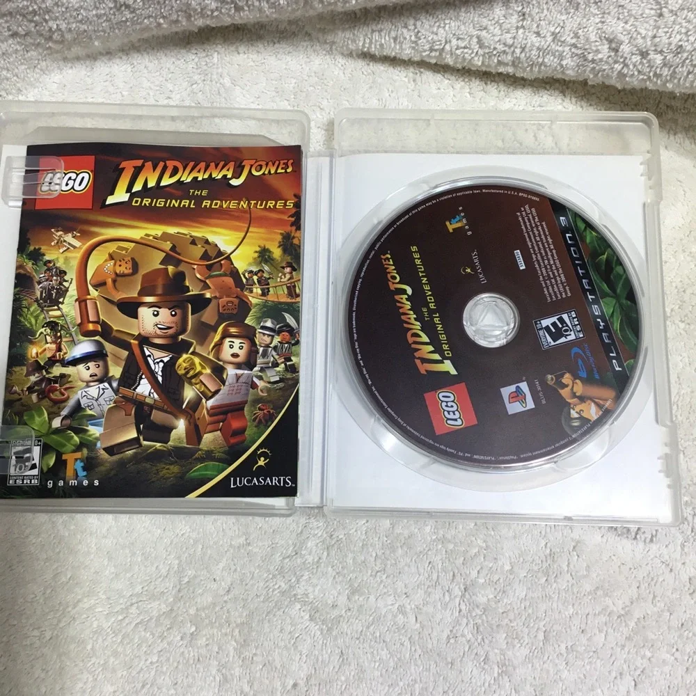 PS3 Lego “Indiana Jones the Original Adventures”, case, manual, disc